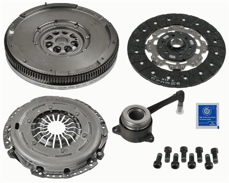DEBRİYAJ SETİ (VOLANLI+HİDROLİK MERKEZ BİLYALI) TRANSPORTER 2.5TDI (AXD) - SACHS - OEM 070105266G