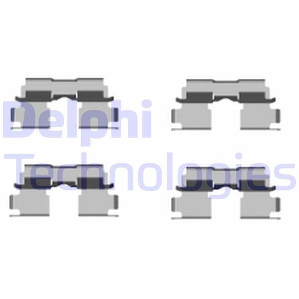 FREN BALATA MONTAJ TAKIMI ARKA SUZUKI IGNİS 05/03>12/05 - DELPHI