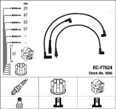RC-FT624 ATEŞLEME KABLOSU - NGK