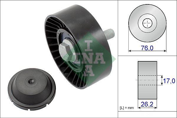 ALTERNATÖR GERGİ RULMANI POLO-CORDOBA-FABIA-GOLF7 1.2 TSI (CBZA-CBZB-CBZC) - INA - OEM 03F145276