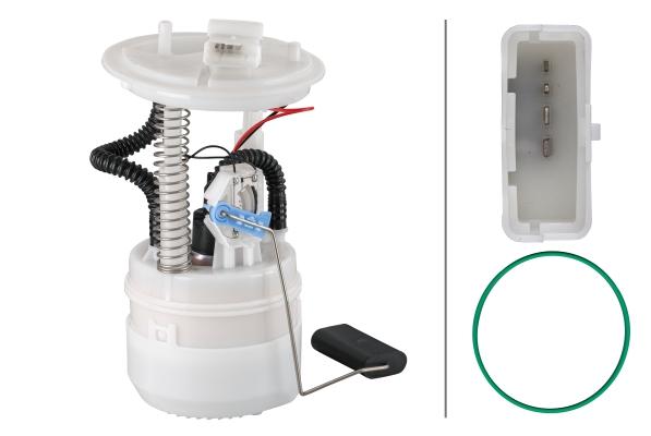 DEPO POMPA + ŞAMANDIRASI CORSA D 1.0-1.2-1.4 (A/Z10XEP-12XEP-12XER-12XEL-14XEP-14XE-14XER) - GM - OEM 815191