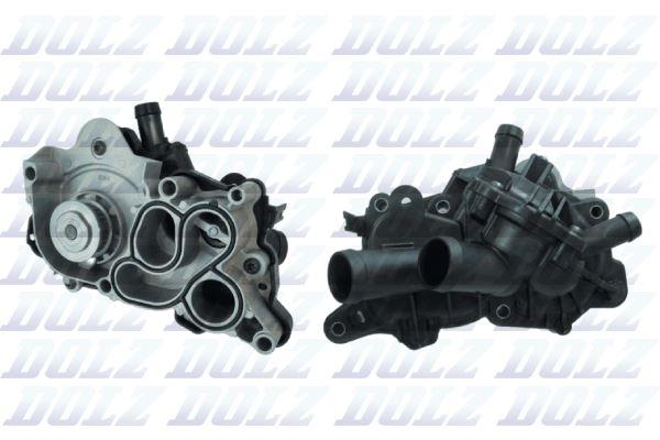 SU POMPASI GOLF VII-LEON-A3 1.0-1.2-1.4-1.6 TSI (4 ÇIKIŞLI+TERMOSTAT+SU POMPASI) - DOLZ - OEM 04E121600D