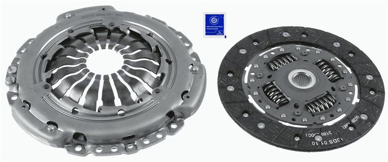 DEBRİYAJ SETİ (BASKI+DİSK) CLIO II 05>LOGAN 07>TWNG 07>SANDERO 08>THALIA 03>1.5DCI(K9K) - SACHS - OEM 7701478799