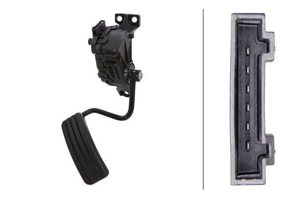 GAZ PEDALI DUSTER 10> LOGAN 05> SANDERO 08> 1.4 1.5dCi 1.6 - HELLA - OEM 6001548477