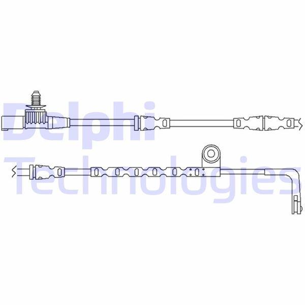 BALATA FISI ON LAND ROVER RANGE ROVER SPORT I L320 — DELPHI LZ0198 - DELPHI - OEM SEM500080