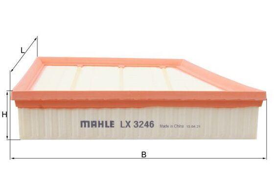 HAVA FILTRESI LAND ROVER 224DT 204PT DISCOVERY SPORT L550 FREELANDER II L359 RANGE ROVER EVOQUE L538 - MAHLE - OEM LR029078