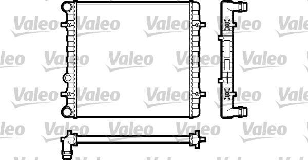 SU RADYATORU BORA I GOLF III-IV 1.4 1.6 1.8 1.9 2.0 - VALEO - OEM 1J0121253AD