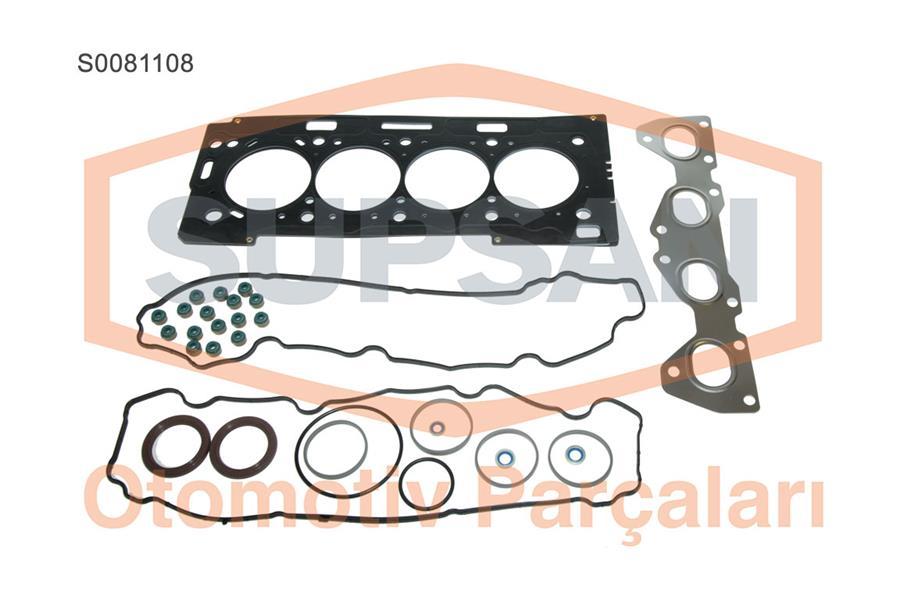 CONTA ÜST TAKIM PEUGEOT 206-307-PARTNER 1.6 16V (ENG. TU5JP4) - SUPSAN - OEM 0249.A9