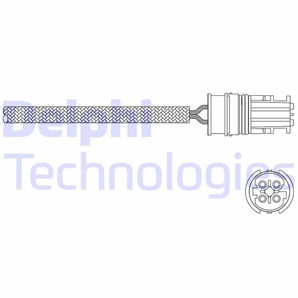 OKSIJEN SENSORU (KAT. ONCESI) BMW M52 E36 E39 E38 - DELPHI - OEM 11781427884