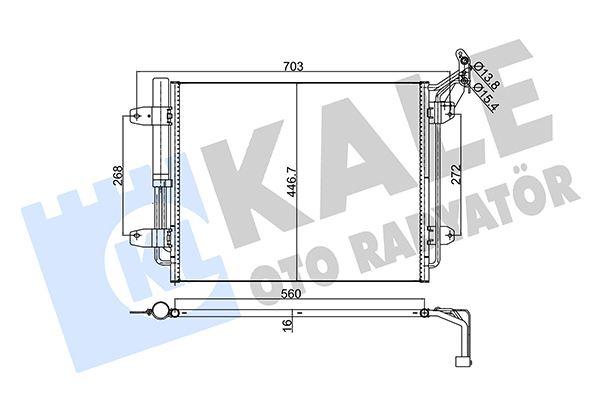 KLIMA RADYATORU TIGUAN (5N) 1.4 2.0 TSI 1.6 2.0 TDI 2007-2020 - VALEO - OEM 5N0820411C