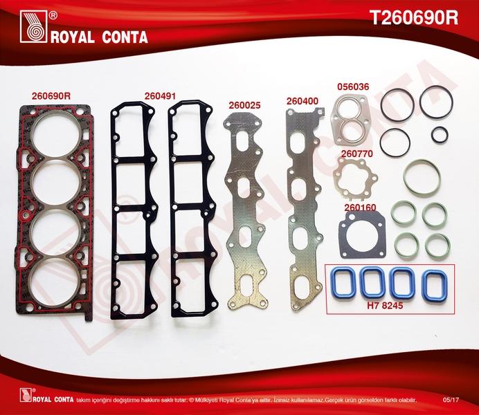 MOTOR TAKIM CONTA (SKC`Lİ) PALIO-ALBEA-MAREA-BRAVA 1.6 96=> - ROYAL - OEM 5895663