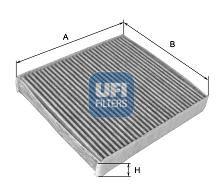 POLEN FİLTRESİ SCENIC II-SCENIC RX4 (99-03) (KLİMALI) (KARBONLU) - UFI - OEM 7711228919