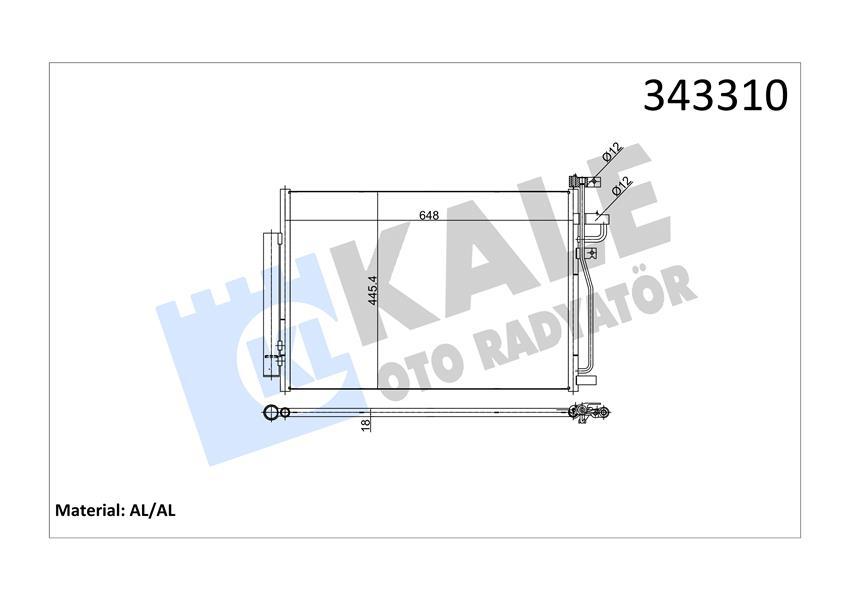 KONDENSER ANTARA CAPTIVA - VALEO - OEM 20759646