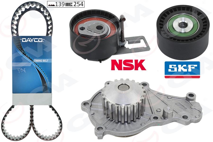 EKSANTRİK GERGİ KİTİ+DEVİRDAİM P206-P207-P307-P2008-C1-C2-C3 (I II II) C3 PLURIEL XSARA II 1.4 HDI DV4TD FIESTA 1.4 TDCI (1609417380-2S6Q8591BA) - PSA - OEM 1613562080