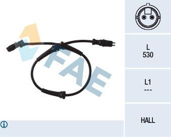 TEKERLEK HIZ SENSÖRÜ MEGANE 2-SCENIC 2 1.4-1.6-1.5 DCİ-1.9-2.0 DCİ 03> ÖN (485mm) - FAE - OEM 8200296570