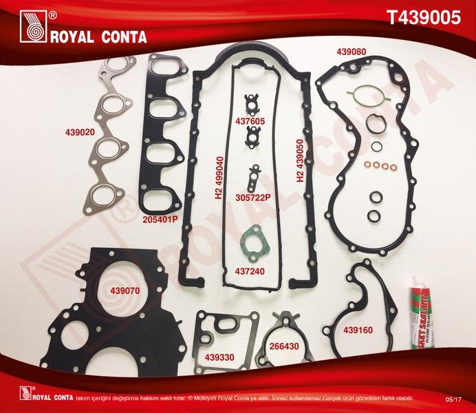 MOTOR TAKIM CONTASI (ALT / UST FULL) SKT KECELI - S.K.C HARIC CONNECT 1.8TDCI 02>13 FOCUS 1.8TDCI 98>04 - ROYAL - OEM 2M5Q6008AAT