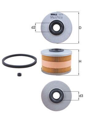 YAKIT FİLTRESİ CLIO II (00-05)KNG 03/98>MGN (97-99)-TRAFIC (89-01) LGN I (97-01) (60-75-80-90-98) PS - MAHLE - OEM 7701043620