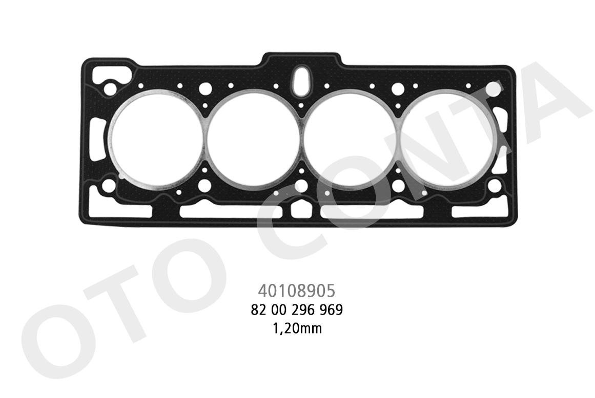 SILINDIR KAPAK CONTASI LOGAN SANDERO KANGOO 1.4 1.6 (K7J 710) 1.20MM SACLI KLINGRIT - OTOCONTA - OEM 8200296969