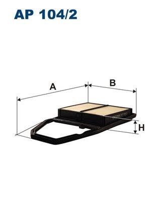 HAVA FILTRESI CIVIC HB 01 - 06 - FILTRON - OEM 17220PLDY00