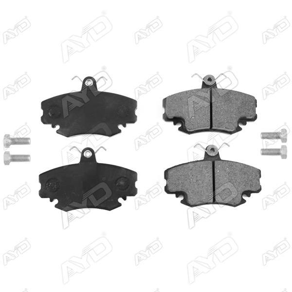 ÖN BALATA RENAULT R9-R19-R21-CLIO I-II-MEGANE I-TWINGO-LOGAN-SANDERO-SOLENZA (CİVATA TAKIMLI) - AYD - OEM 7711130071