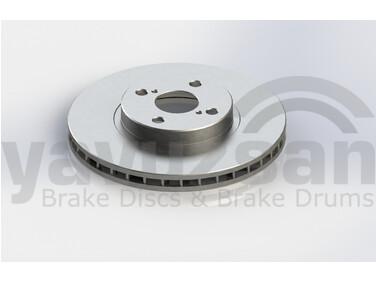 ÖN FREN DİSKİ (HAVA KANALLI) TOYOTA COROLLA 1,4L 1ND-TV NDE120 04-06 / VERSO 2,0L 1CD-FTV CDE120 03-06 (275 çap X 4 bijon) - Takım disk fiyatıdır - FRENDI - OEM 4351202080