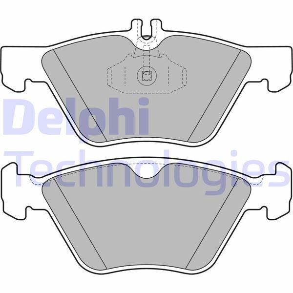 FREN BALATASI ON MERCEDES W210 W211 S211 C208 A208 - DELPHI - OEM A0044200720
