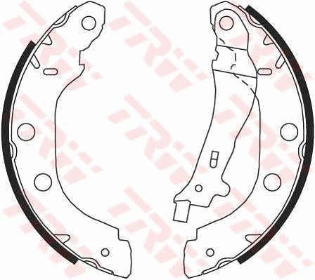 BALATA KAMPANA ARKA BUYUK TIP KANGOO - TRW - OEM 7701207556