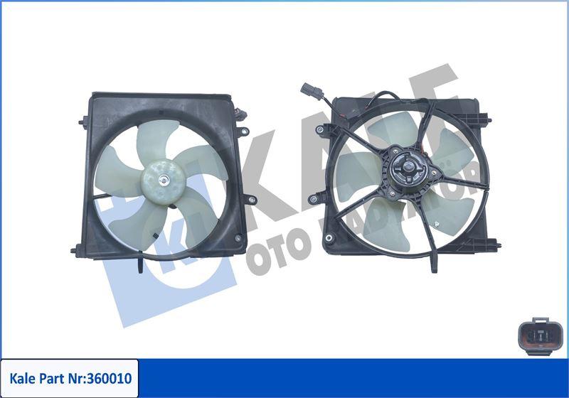 FAN GRUBU HONDA JAZZ II 1.2i/1.3İ DSI 02-08 -(12V) - KALE - OEM 19015PWJZ01