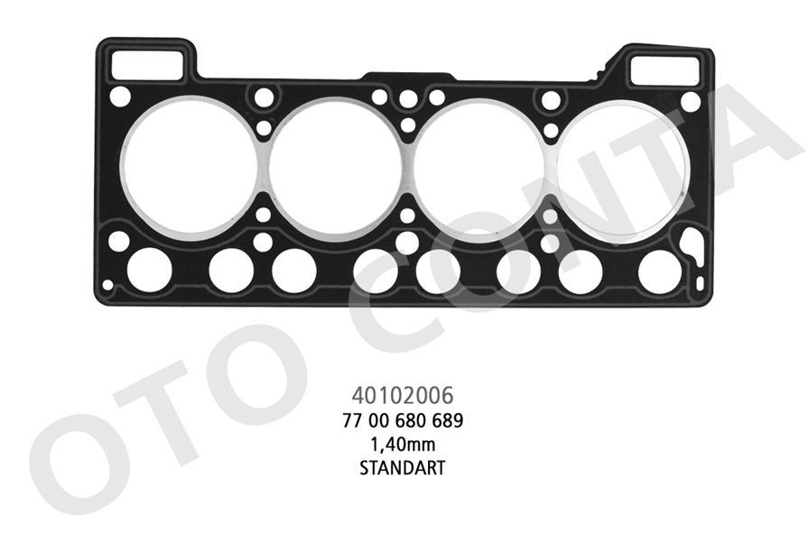 SKC R12 1400 SİYAH - OTOCONTA - OEM 7700567327