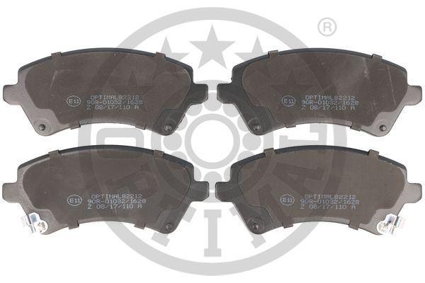 FREN BALATASI ON (131 MM) TOYOTA COROLLA 1.4 02- - OPTIMAL - OEM 0446502130