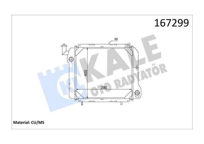 RADYATOR R9 GTD 3 SIRA PS - KALE - OEM 7700765600