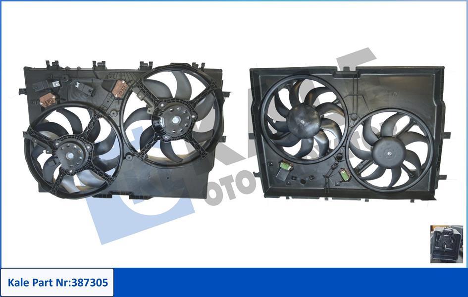 FIAT DUCATO 2.0 2.3D 3.0D 07=> (2 REZİSTÖR + 1 RELAY) DAVLUMBAZLI FAN MOTORU - KALE - OEM 1393264080