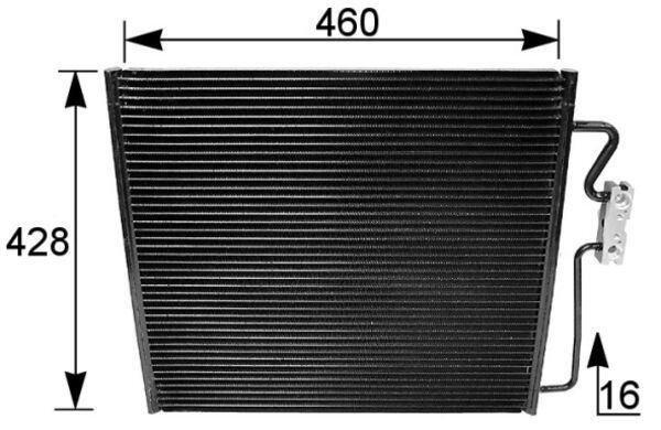 KLIMA RADYATORU BMW M51 M52 M60 M62 M73 E38 - MAHLE - OEM 64538373924