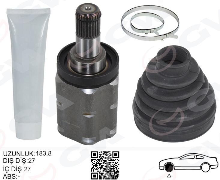 AKS KAFASI ON IC SOL BMW X5 E53 00>06 - GVA - OEM 31607561341
