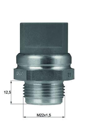 FAN MÜŞÜRÜ BORA 1.9TDI-CADDY II 1.9TDI-PASSAT 1.6-1.8-2.3-2.8V6-1.9TDI 95C/90C - MAHLE - OEM 811959481