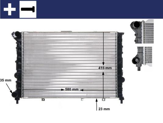 Kühlmittelkühler ALFA ROMEO 156 — MAHLE CR521000S - MAHLE