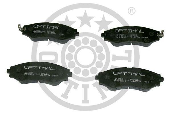 ÖN FREN BALATASI LACETTI 1.4-1.6-1.8 2.0D 04> NUBIRA 1.4-1.6-1.8 2.0D 04> - OPTIMAL - OEM 96405129