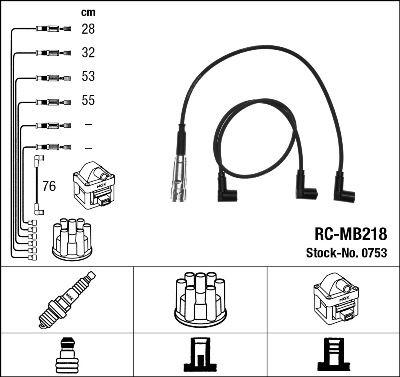 RC-MB218 ATEŞLEME KABLOSU - NGK