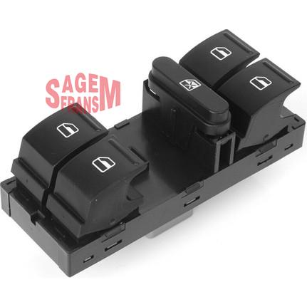 CAM AÇMA DÜĞMESİ DÖRTLÜ GOLF 5 PLUS - JETTA - PASS - SAGEM - OEM 1K4959857B