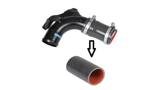 TURBO HORTUMU (ARA SİLİKON HORTUM) FORD FOCUS-CMAX-CONNECT VOLVO-S40-S60 12> 1.5-1.6 TDCİ - OTOZONE - OEM AV616C750AE