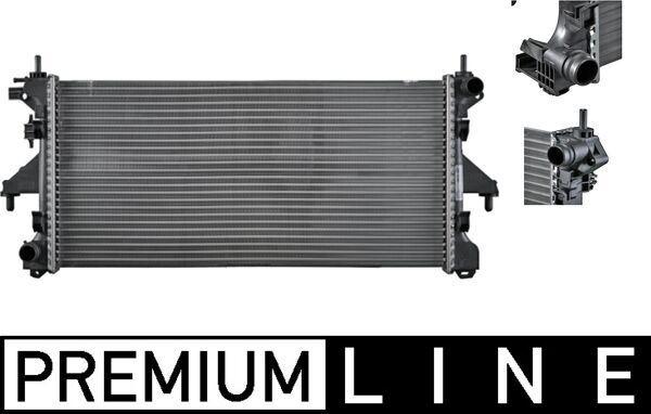 Kühlmittelkühler CITROEN / PEUGEOT / FIAT — MAHLE CR880000P - MAHLE