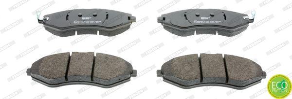 ÖN FREN BALATASI LACETTI 1.4-1.6-1.8 2.0D 04> NUBIRA 1.4-1.6-1.8 2.0D 04> - FERODO - OEM 96405129
