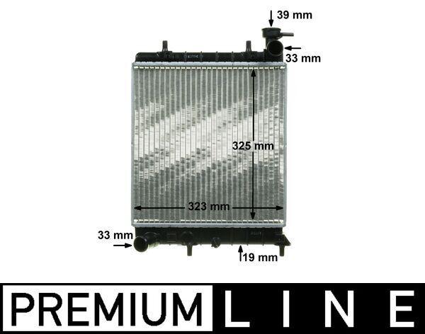 Kühlmittelkühler HYUNDAI ACCENT '99-2004 - MAHLE