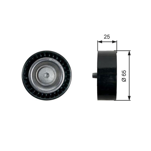 KAYIS GERGI RULMANI MERCEDES C218 W212 S212 W221 W222 W166 - GATES - OEM A2782020619