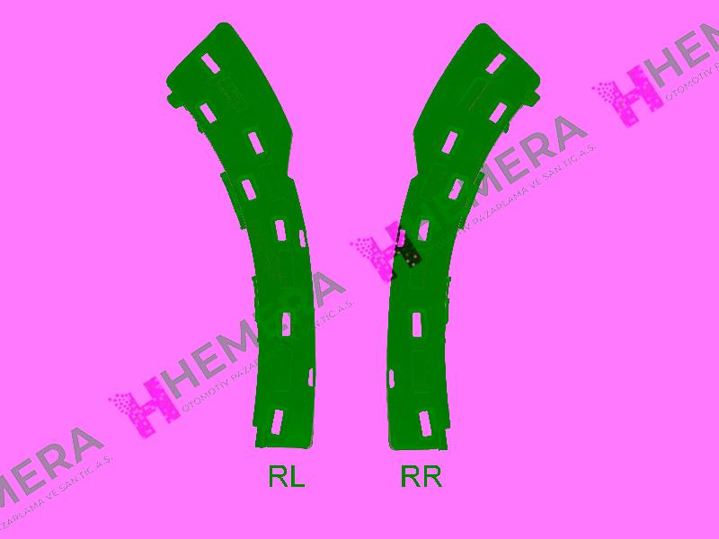 TAMPON BRAKETİ ARKA SET PEUGEOT 208 2019> - PULO - OEM 1649797780