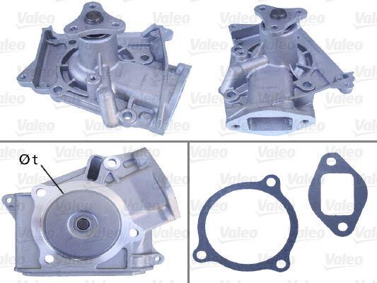 DEVİRDAİM SU POMPASI MAZDA 323 1.6L B6 89-95 / KIA PRIDE 1.1L B1 88-93 1.3L B3 16V 94> / SEPHIA 1.5L B 5 SOHC 98-> - VALEO - OEM 8AB415010
