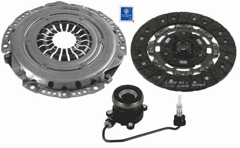 DEBRİYAJ SETİ + HİDROLİK RULMAN (BASKI+DİSK+BİLYA) ASTRA J-INSIGNIA-ZAFIRA 1.6-1.6T-1.8 (A16XER-A16LET-A18XER) - SACHS - OEM 95518822