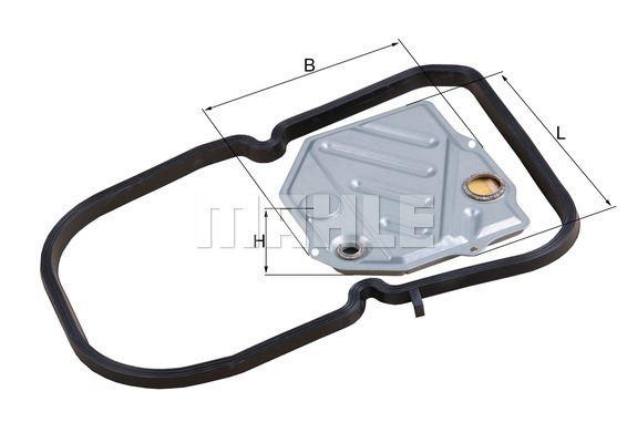 OTOMATIK SANZIMAN YAGI FILTRE SETI MERCEDES W201 W202 W123 W124 W210 - MAHLE - OEM A1262770295