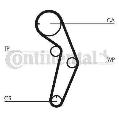 (x) TRİGER KAYIŞI (116x290) MITSUBISHI CARISMA COLT 1.8 16V (95-97) PAJERO MONTERO 1.8 16V(99-05) 54 - CONTI - OEM MD191982