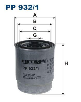 YAKIT FİLTRESİ VOLVO S60 2.4D (2001-2010) S80 (01-06) V70 II 2.4D (01-07) XC70 (02-07) XC90 (05-14) - FILTRON - OEM 8624522